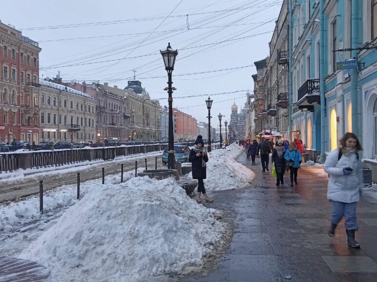 Питер в феврале фото