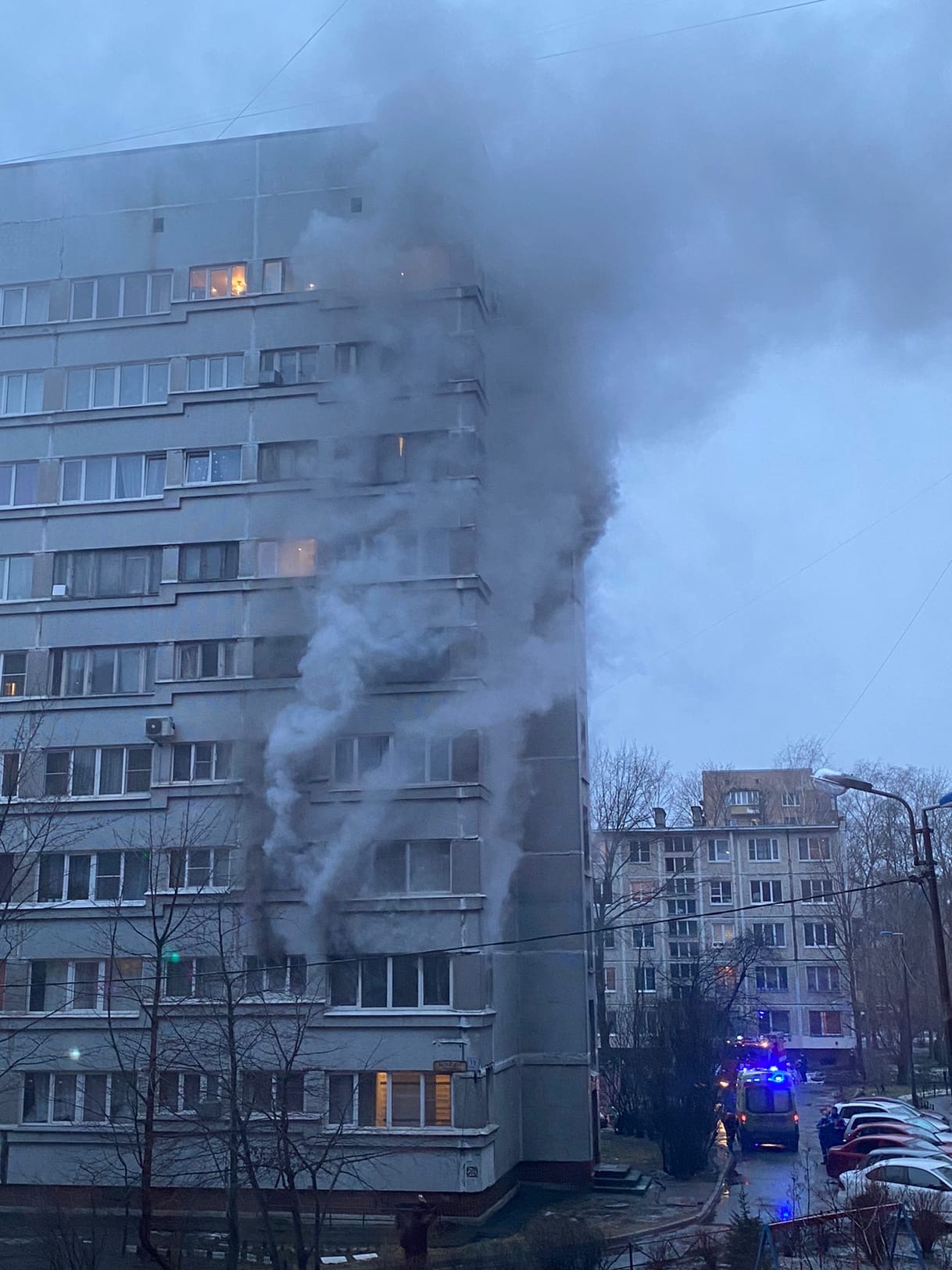 В жилом доме на Витебском проспекте сгорела квартира — Мегаполис