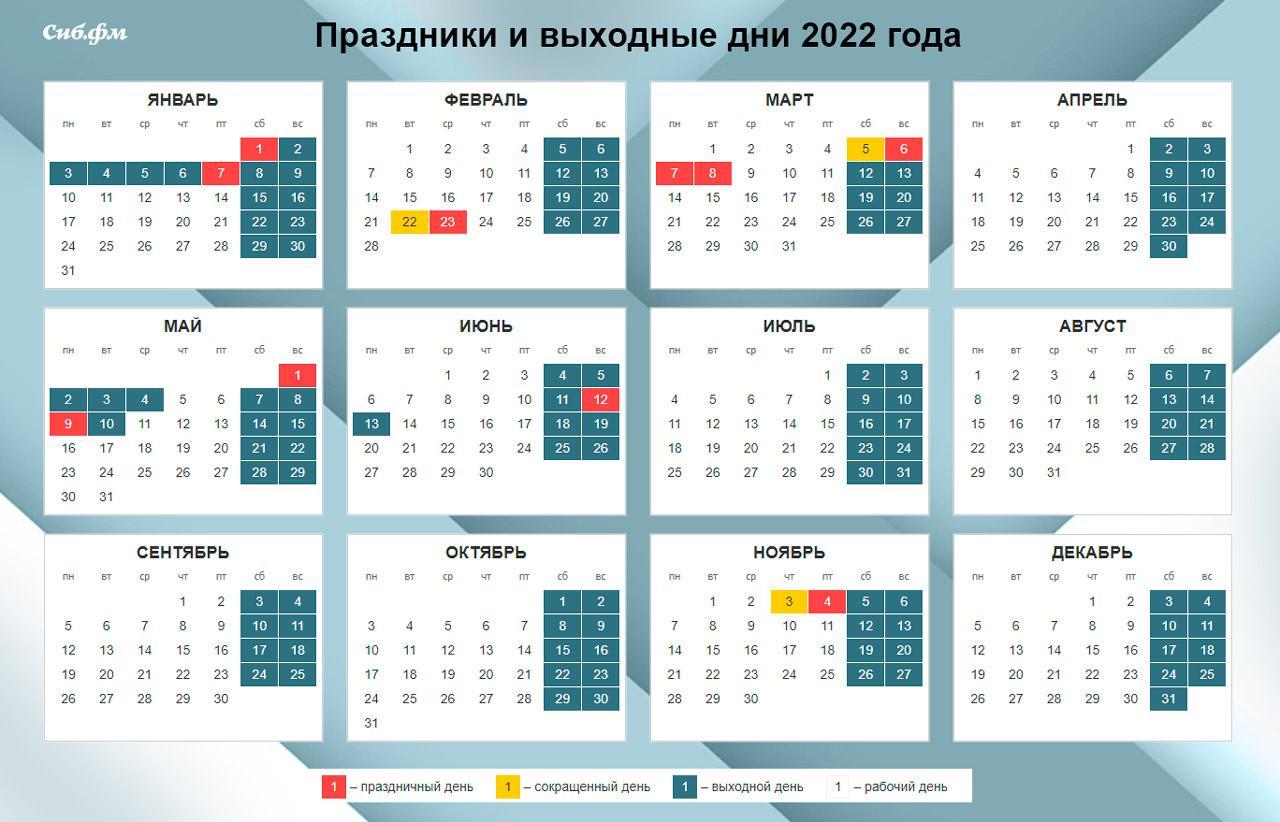 Новогодние каникулы россиян продлятся 9 дней. Правительство утвердило выходные  дни на 2022 год — Мегаполис