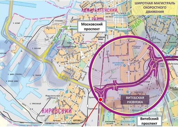 Скоростная широтная магистраль спб. Витебская развязка ШМСД. Широтная магистраль скоростного движения на карте. Широтная магистраль скоростного движения СПБ. Широтная магистраль скоростного движения Санкт-Петербург на карте.