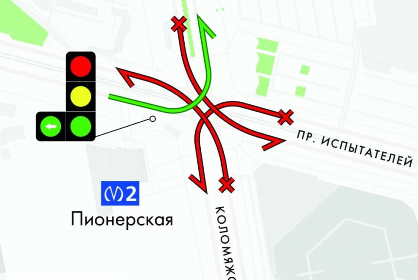 Перекресток на карте. Перекресток. Трамвайный светофор. Перекресток Коломяжский Испытателей. Проезд перекрестков.