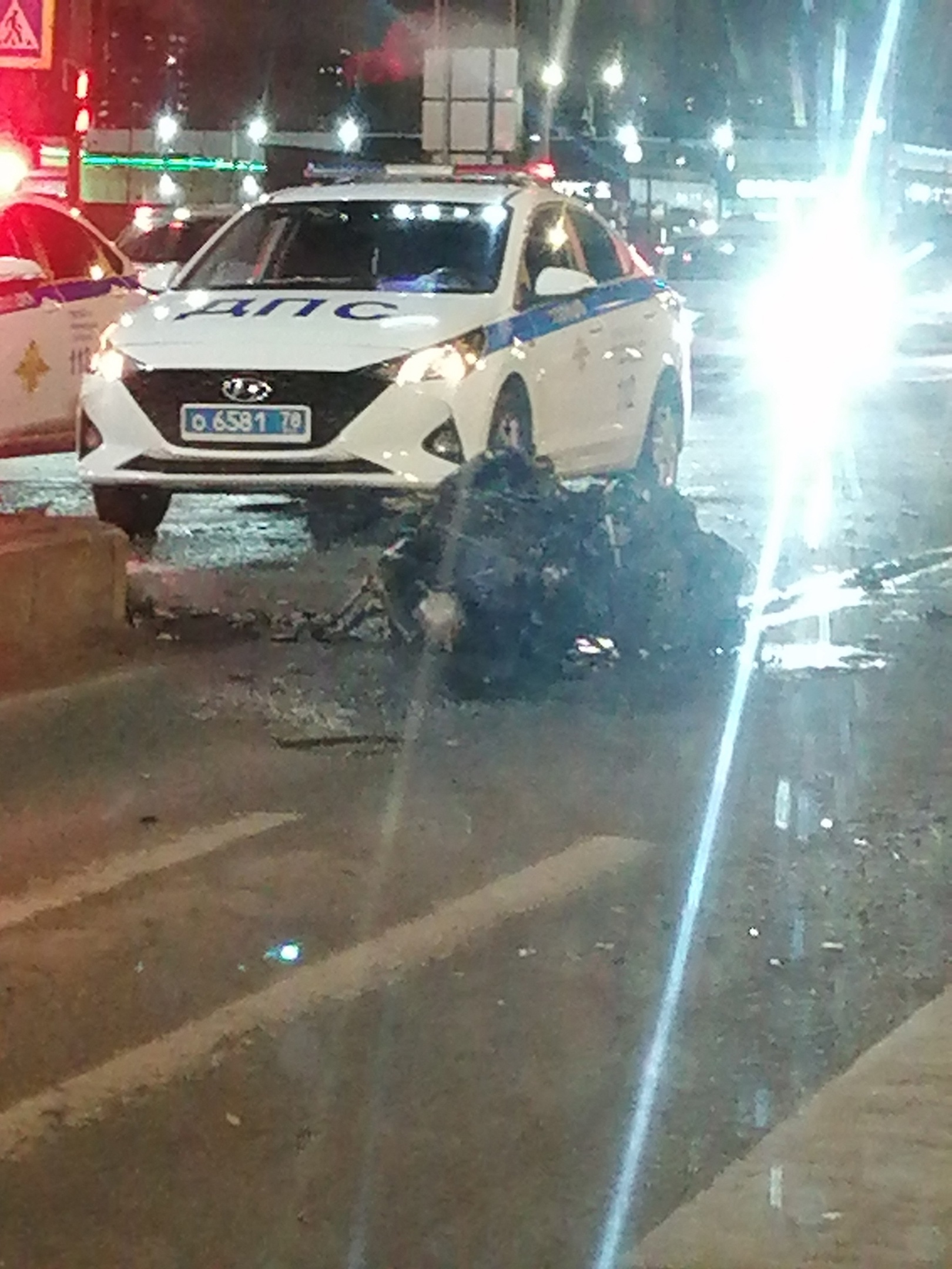 Авария вчера вечером в 21.00. ДТП на Софийской улице вчера.