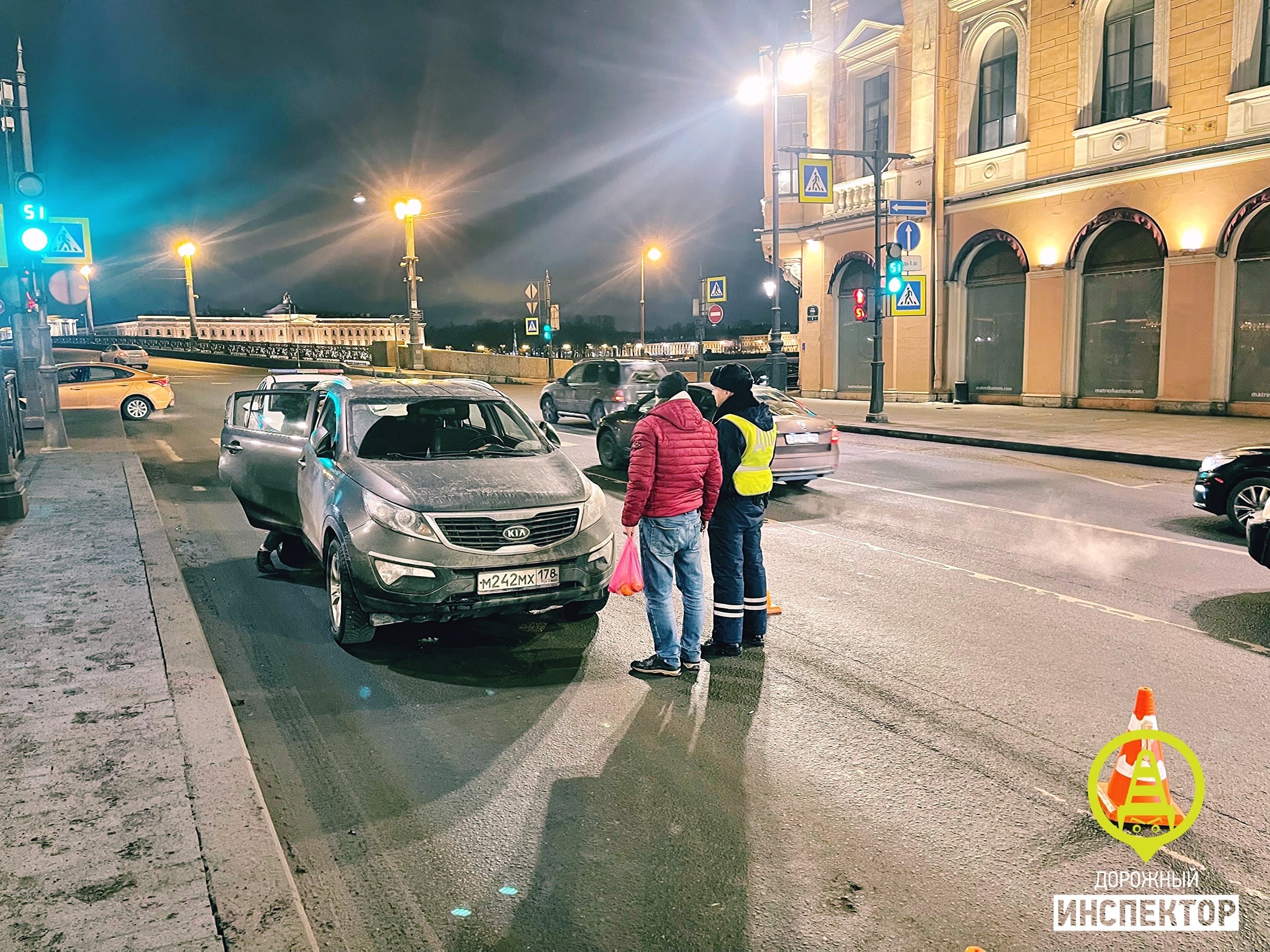 Водитель «КИА» сыграл на трубе, когда его остановили пьяным на площади  Труда — Мегаполис